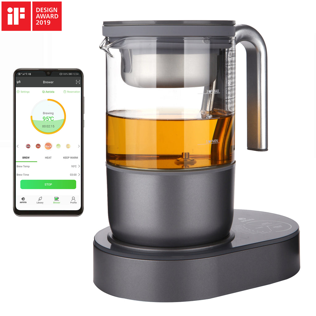 Qi Aerista Smart Tea Brewer Review – iHeartTeas